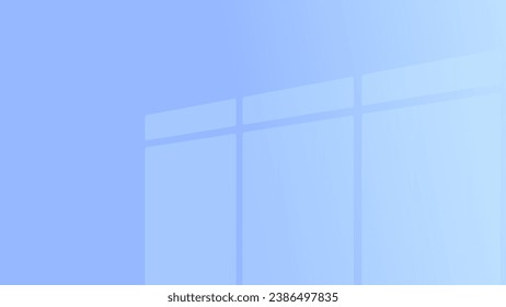 Fondo 3D luz geométrica azul oscuro violeta moderna ventana de la habitación luz solar gradiente de reflexión