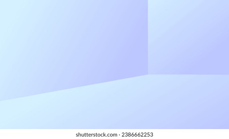 3D background geometric light dark blue purple abstract shape modern room empty space gradient