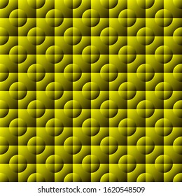 3D background of geometric shapes.