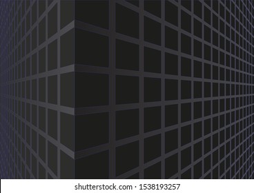 3D background, geometrical shapes with perspective