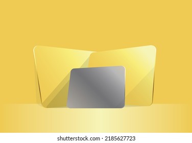 Imágenes de fondo 3D en formato de podio para el diseño y diseño del producto. el podio blanco y gris muestra el producto cosmético geométrico. espacio libre para el diseño. Sutil fondo abstracto. representación 3D
