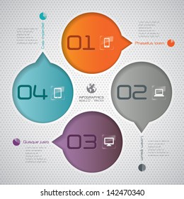 3D background Infographics.
