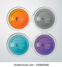 3D background Infographics.