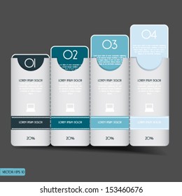 3D background Infographics.