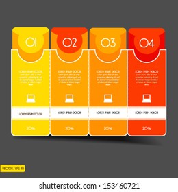 3D background Infographics.
