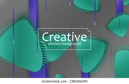 3d background. Material design. Minimal abstract cover. Creative colorful wallpaper. Trendy gradient poster. Vector illustration.