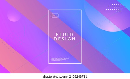 3d Background. Neon Business Frame. Blue Modern Poster. Technology Shape. Curve Geometric Elements. Corporate Ux. Light Landing Page. Pink 3d Background