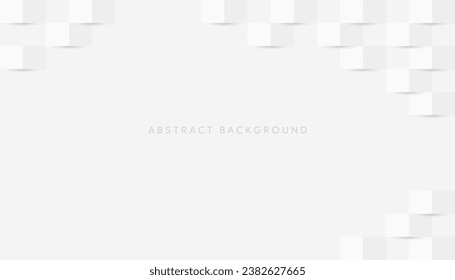 3d background paper art style. White abstract texture. 