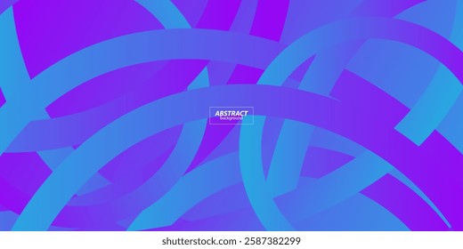 3D background pattern gradient circle pattern in blue and purple with soft pastel color design. Abstract template and modern style texture background. Vector illustration eps10