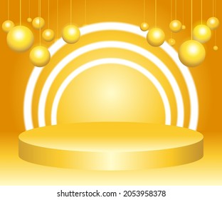 3d background platform studio display