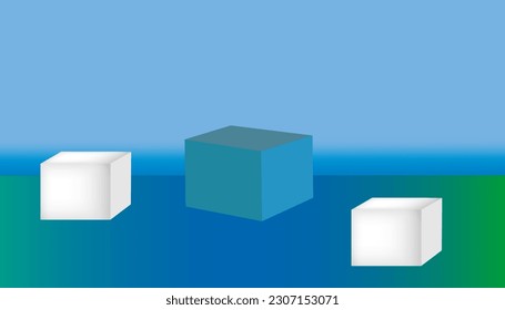 3d background podium geometric platform, for advertising cosmetic products on the podium 3d. EPS10 vector.