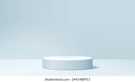 3d background product featuring podium scene with geometric platform. stand to show cosmetic products. eps 10