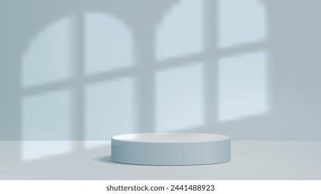 3d background product featuring podium scene with geometric platform. stand to show cosmetic products. eps 10