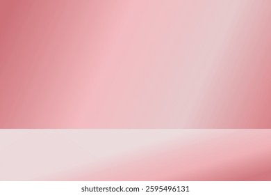 3d background products display pink scene with platform. Minimal 3d shelf. Room in the 3d. pink Background,Studio Wall Room with Shadow. Abstract pink background. Empty room with spotlight effect.