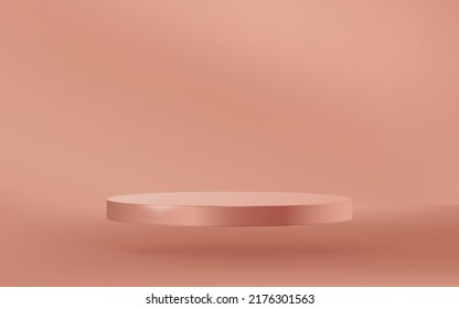 	
3 d productos de fondo muestran podio con plataforma. representación 3d del vector de fondo con podio. 