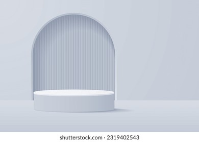 3 quinquies productos de fondo muestran podio. representación 3d del vector de fondo con podio. se presenta producto cosmético en el podio 3d. Muestra de escenario en el estudio de fondo blanco para pantalla peatonal