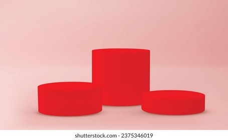3d background products display podium scene with geometric platform. background vector 3d rendering with podium.