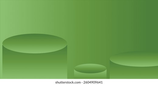 3d background products display podium scene with geometric platform. background vector 3d rendering with podium. stand to show cosmetic products. Stage showcase on pedestal display beige studio