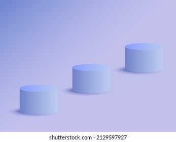 3d background products minimal podium scene with lavender pedestal. display background vector 3d rendering with podium. stand to show cosmetic products 3d. Stage showcase on pedestal studio lavender