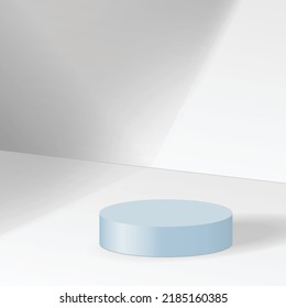 3d background products minimal podium scene with geometric platform.