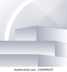 3d background products minimal podium scene with geometric platform.