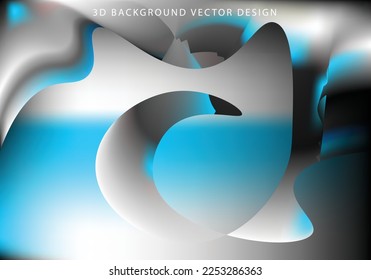 3D background vector design 1