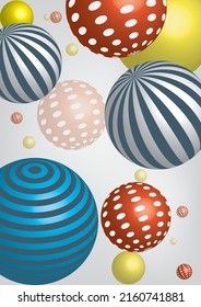 3D background wallpaper, 3D design, round shape