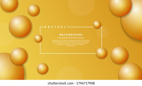 3d ball abstract background, glossy modern concept. vector illustration