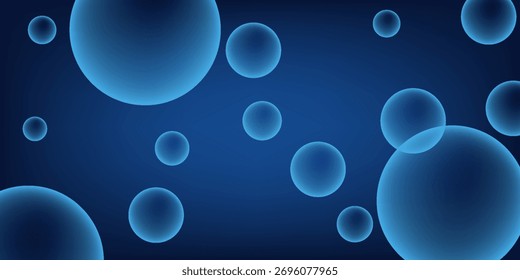 3D ball abstract Background. Soft Gradient with minimal bounce ball with shadow and light effect simple