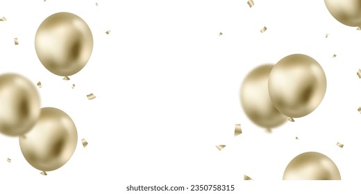 3d ball background for party decoration vector illustration