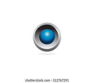 3D ball logo