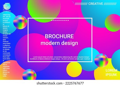 3d ball shape gradients for decoration design. 3d vector illustration. Creative concept. Minimal geometric background. Colorful gradient. Beautiful colorful space background.