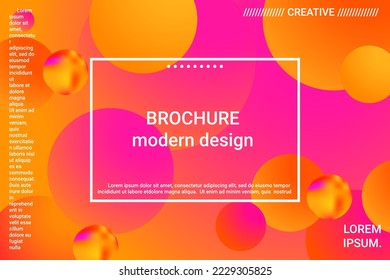 3d ball shape gradients for decoration design. 3d vector illustration. Creative concept. Minimal geometric background. Colorful gradient. Beautiful colorful space background.