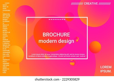 3d ball shape gradients for decoration design. 3d vector illustration. Creative concept. Minimal geometric background. Colorful gradient. Beautiful colorful space background.