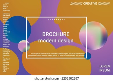 3d ball shape gradients for decoration design. 3d vector illustration. Creative concept. Minimal geometric background. Colorful gradient. Beautiful colorful space background.