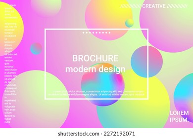 3d ball shape gradients for decoration design. 3d vector illustration. Creative concept. Minimal geometric background. Colorful gradient. Beautiful colorful space background.