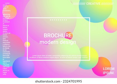 3d ball shape gradients for decoration design. 3d vector illustration. Creative concept. Minimal geometric background. Colorful gradient. Beautiful colorful space background.