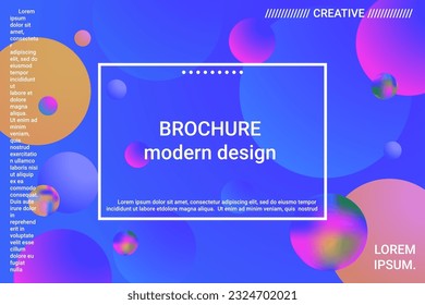 3d ball shape gradients for decoration design. 3d vector illustration. Creative concept. Minimal geometric background. Colorful gradient. Beautiful colorful space background.