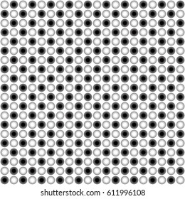 3d ball,dot,gray scale tile - Geometric seamless pattern