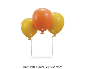 Ilustración vectorial de iconos de globo 3d