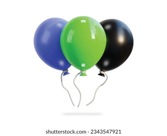 3d balloon icon vector illustration