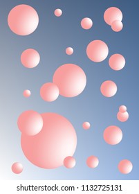 3D balls background