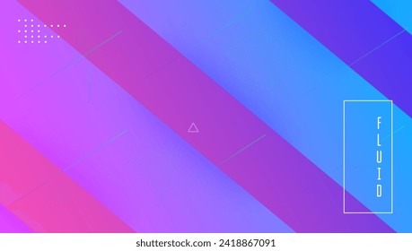 3d Banner. Cool Technology Poster. Pink Minimal Design. Abstract Screen. Wavy Spectrum Template. Gradient Ui. Flat Landing Page. Purple 3d Banner