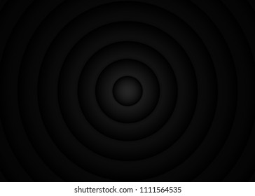 3d banner with shadows and folds, background with waves, abstraction. Vector illustration