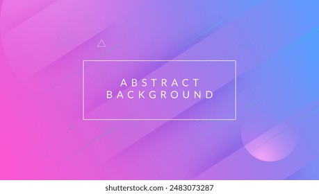 3d Banner. Tech Music Poster. Pink Techno Background. Vector Layout. Flat Horizontal Brochure. Spectrum Page. Curve Landing Page. Blue 3d Banner