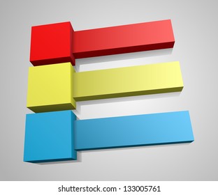 3D banners. EPS10.