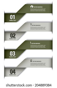 3D Banners. Vector Design. 
