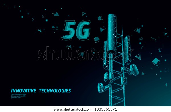 3d基地局受信機 通信塔5gポリゴン設計グローバル接続情報送信機 携帯無線アンテナのセルラーベクター画像イラスト のベクター画像素材 ロイヤリティフリー