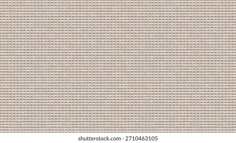 3D beige gestrickte Textur nahtloses Muster Hintergrund grafische Illustration.