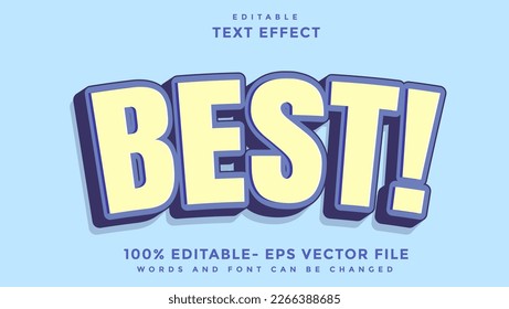 3d Best Editable Text Effect Design Template, Effect Saved In Graphic Style